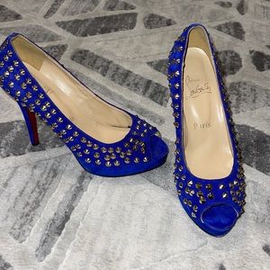 Christian Louboutin Lady Peep Spikes